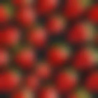 cute strawberry background