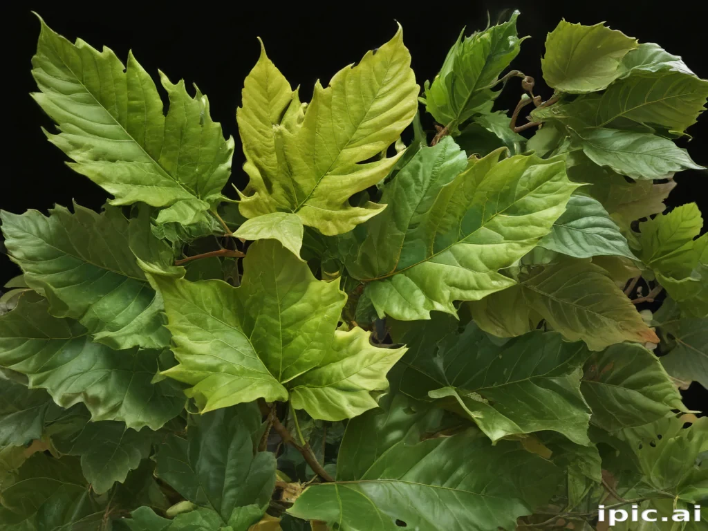 leaves no background