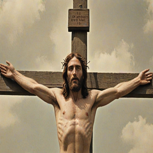 a picture of jesus on the cross
