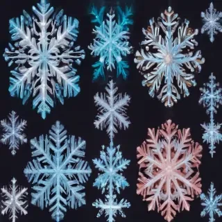 snowflake clipart free