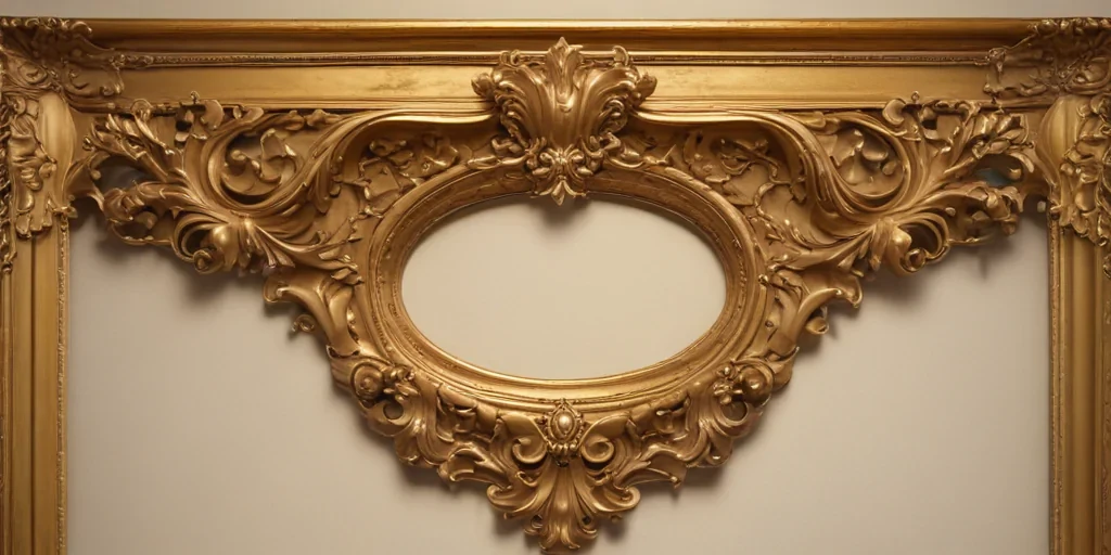 fancy gold frame