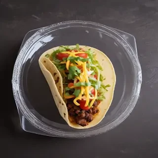 transparent taco
