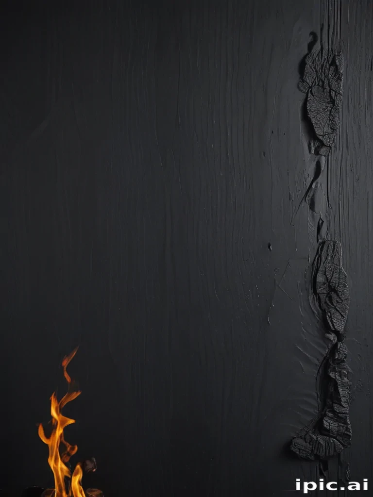 black wood background
