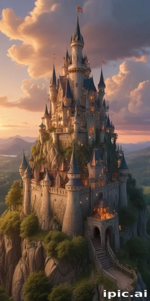 cartoon castle