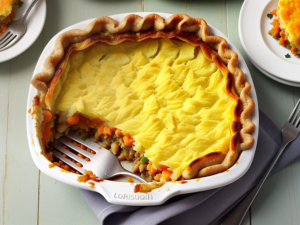 side dish with cottage pie