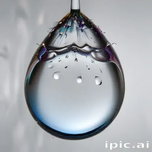 water droplets transparent