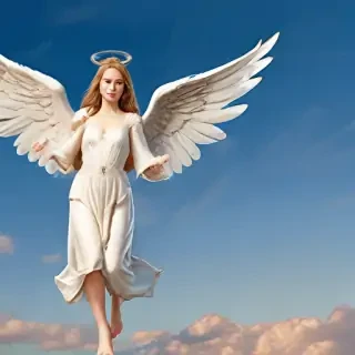 clipart of angels with wings