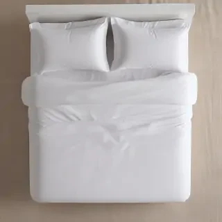 bed top view