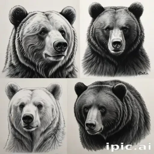 drawings of bears