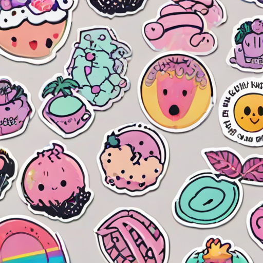 stickers png aesthetic