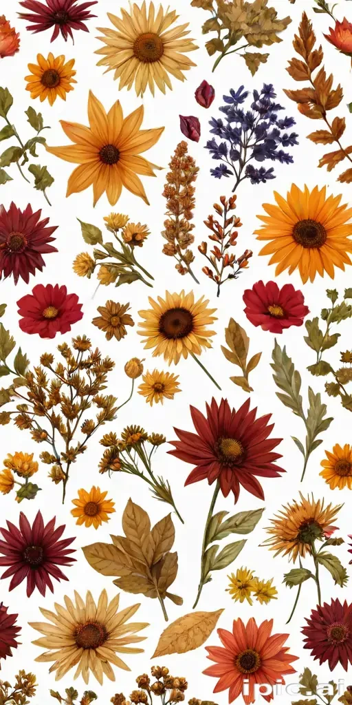 dried flowers png