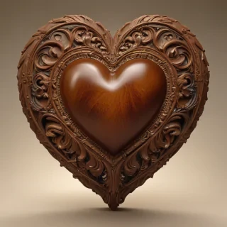 brown heart
