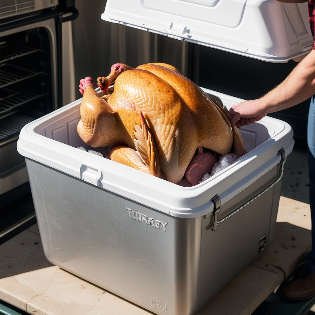brining a turkey in a cooler
