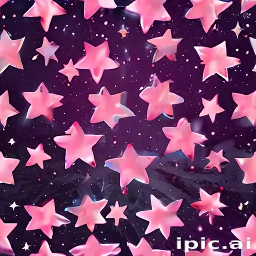 pink stars png