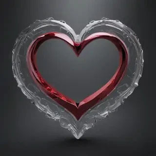 heart outline transparent