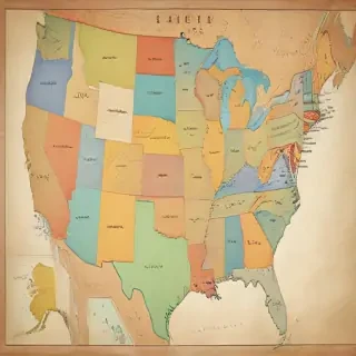 map of usa states