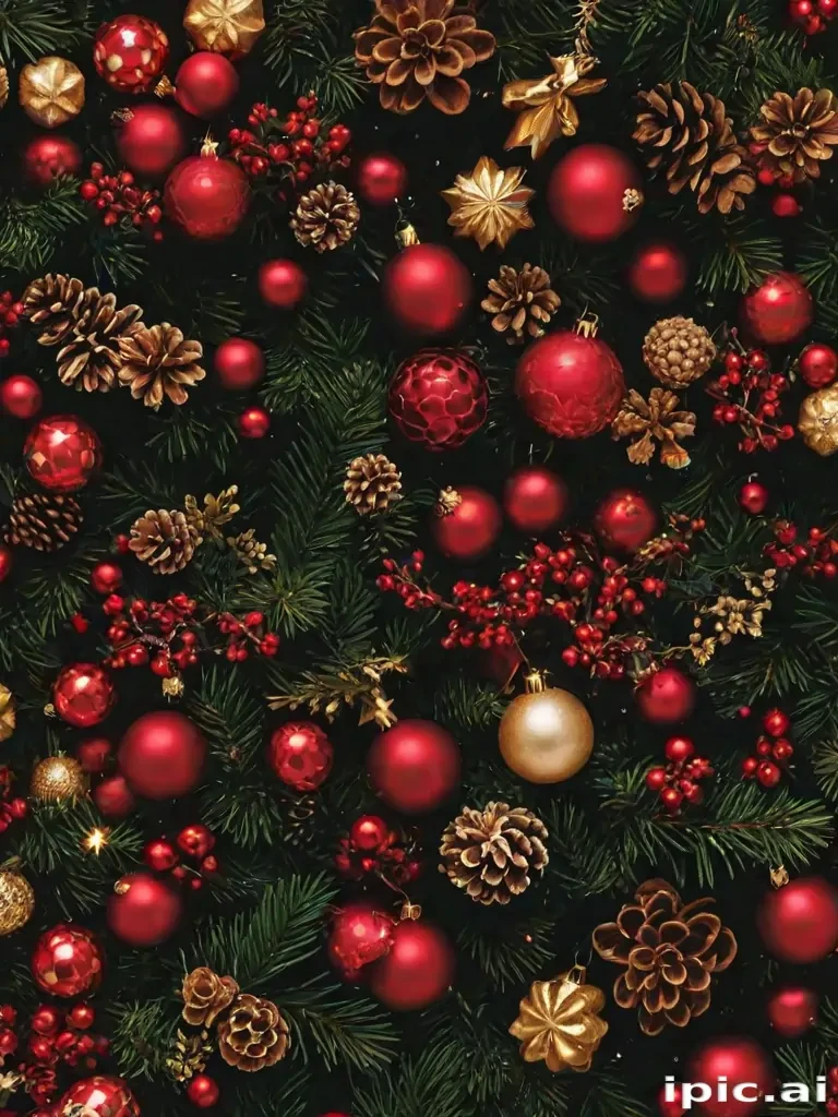 christmas background aesthetic