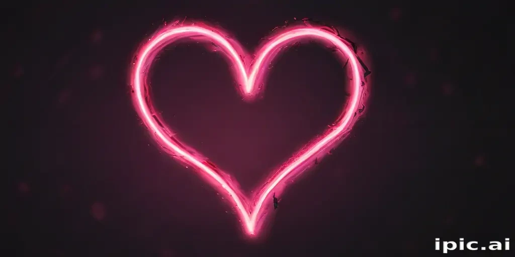 glow heart png