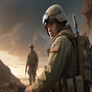 military drawing
