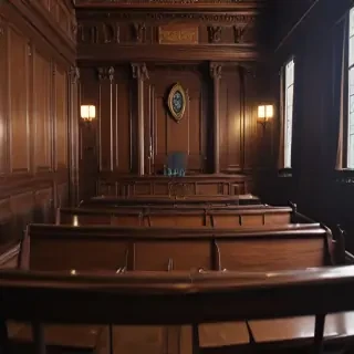 court room background