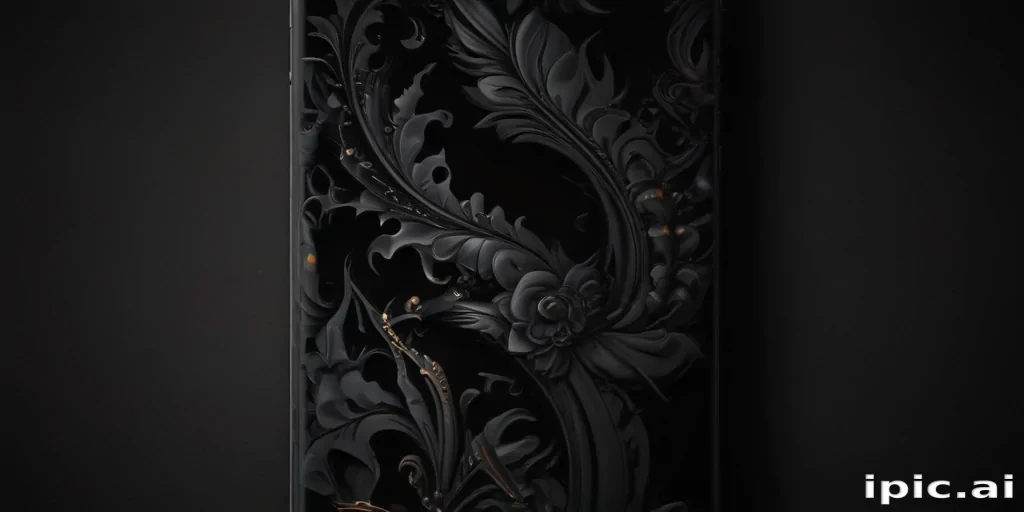 black iphone wallpaper