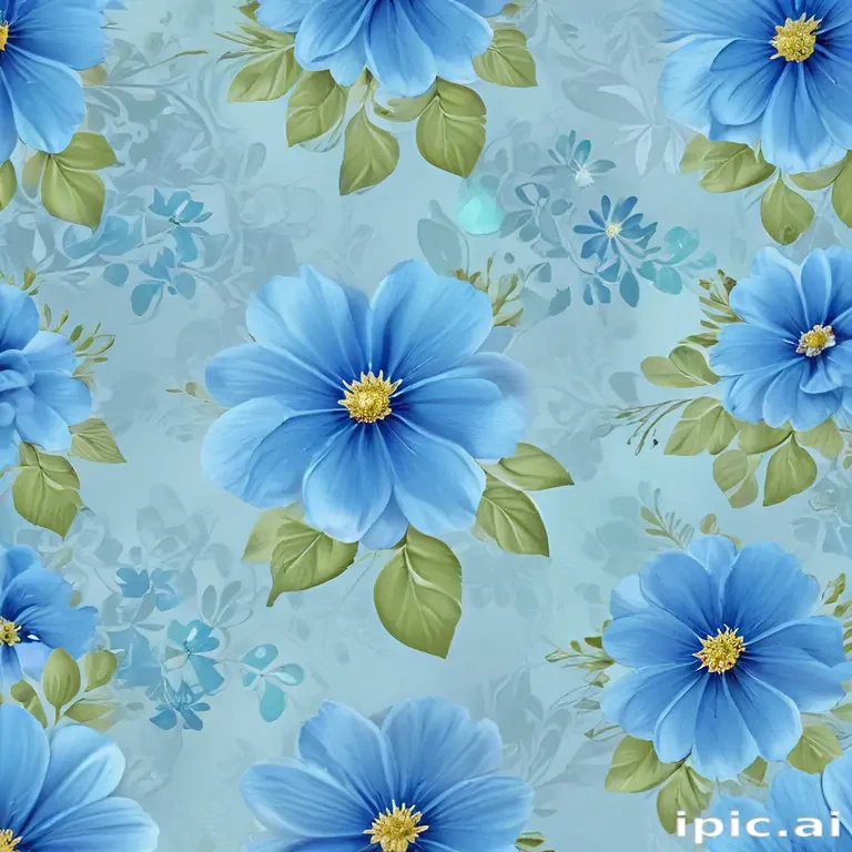 background blue flower