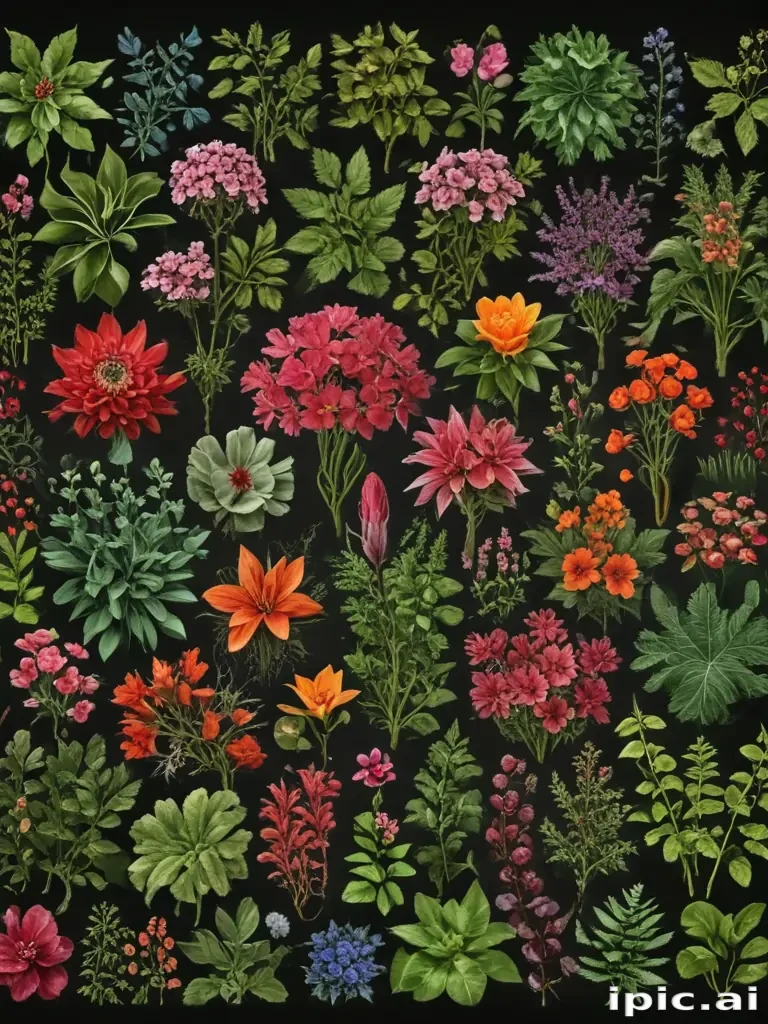 plants transparent background