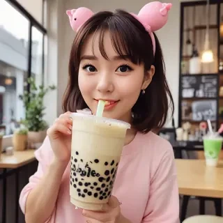 bubble tea cute