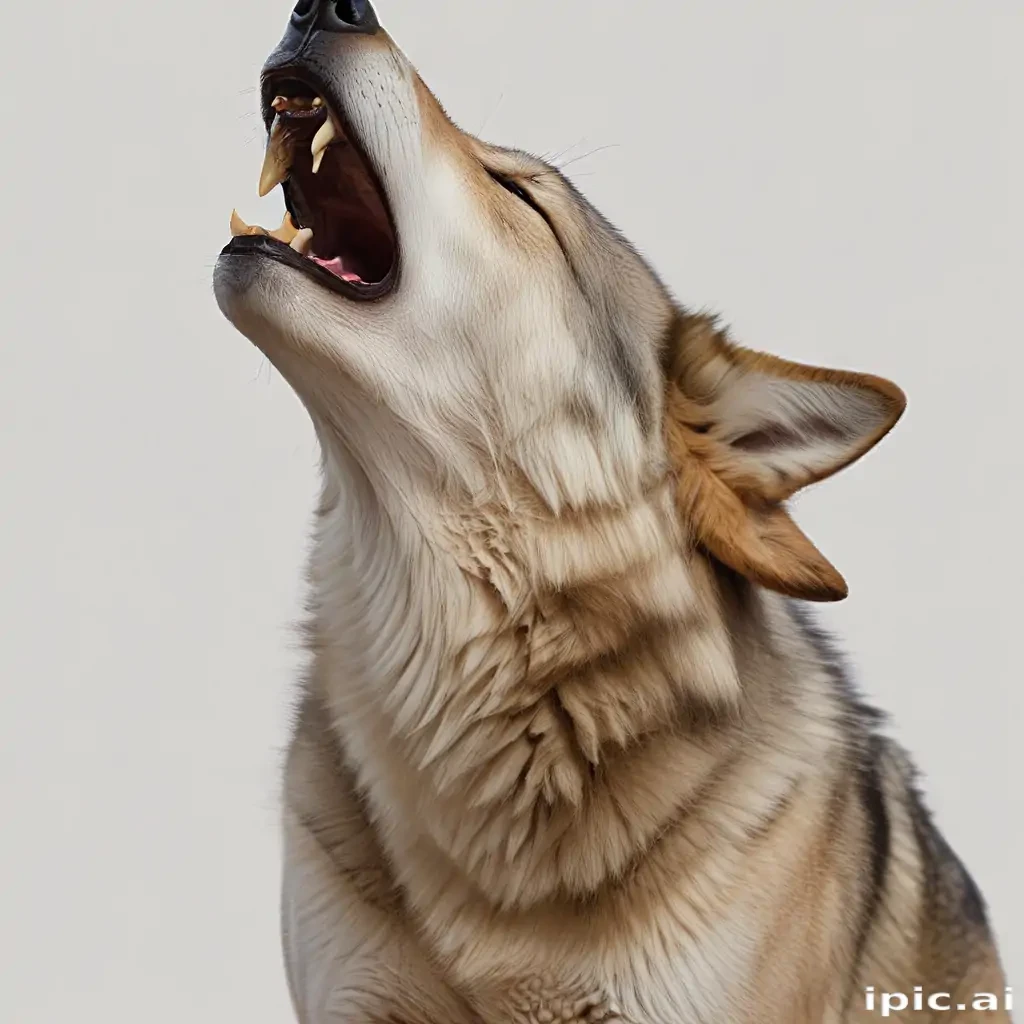 wolf howling png