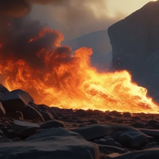 background on fire