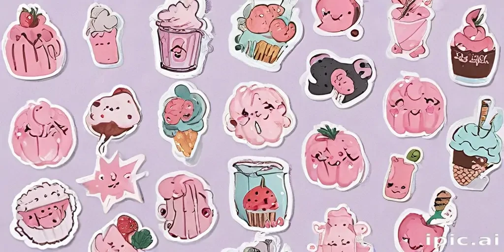aesthetic printable stickers