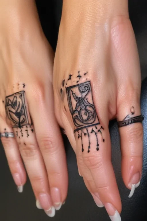 i love you sign language tattoo