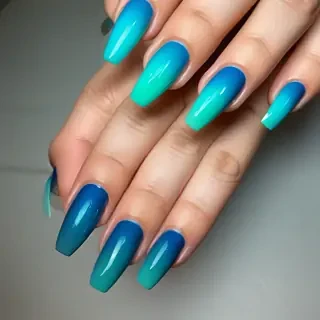 blue green gradient