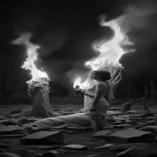 thank you black and white