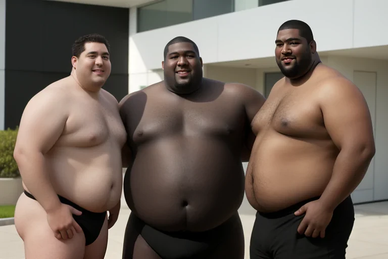 big black fat men