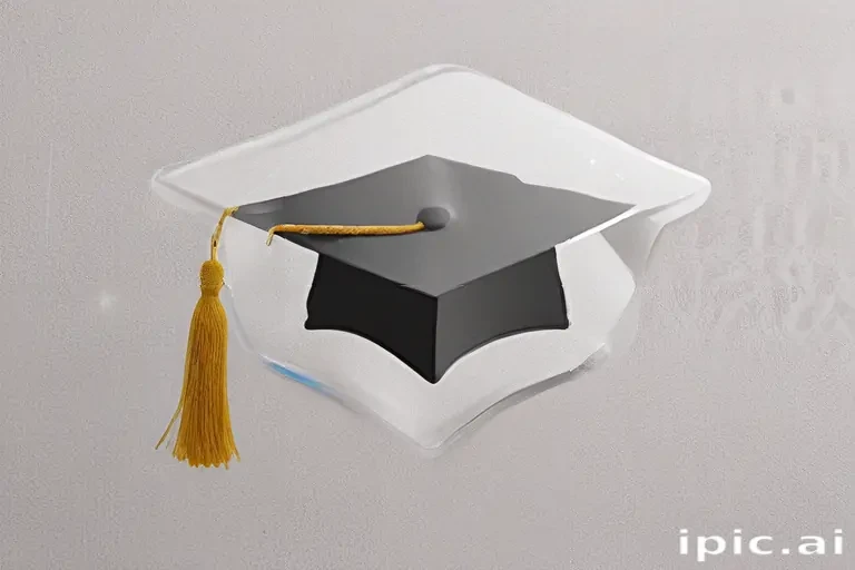 transparent graduation cap