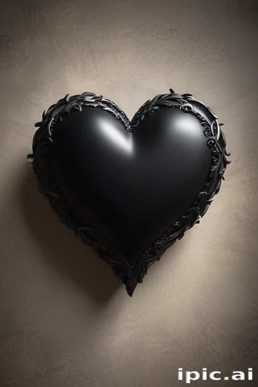 black heart pic
