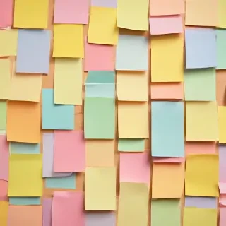 sticky note background