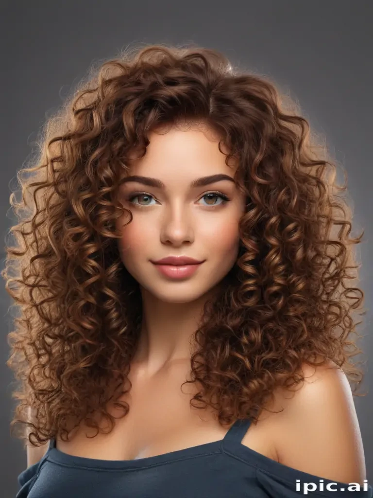 curly hair png