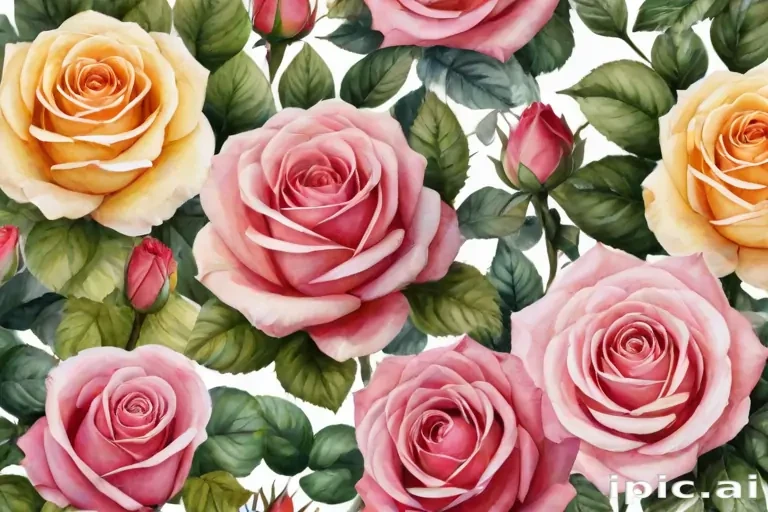 watercolor roses png