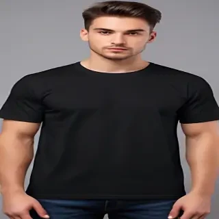 black mockup t shirt
