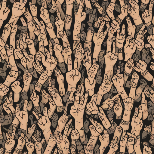 middle finger background
