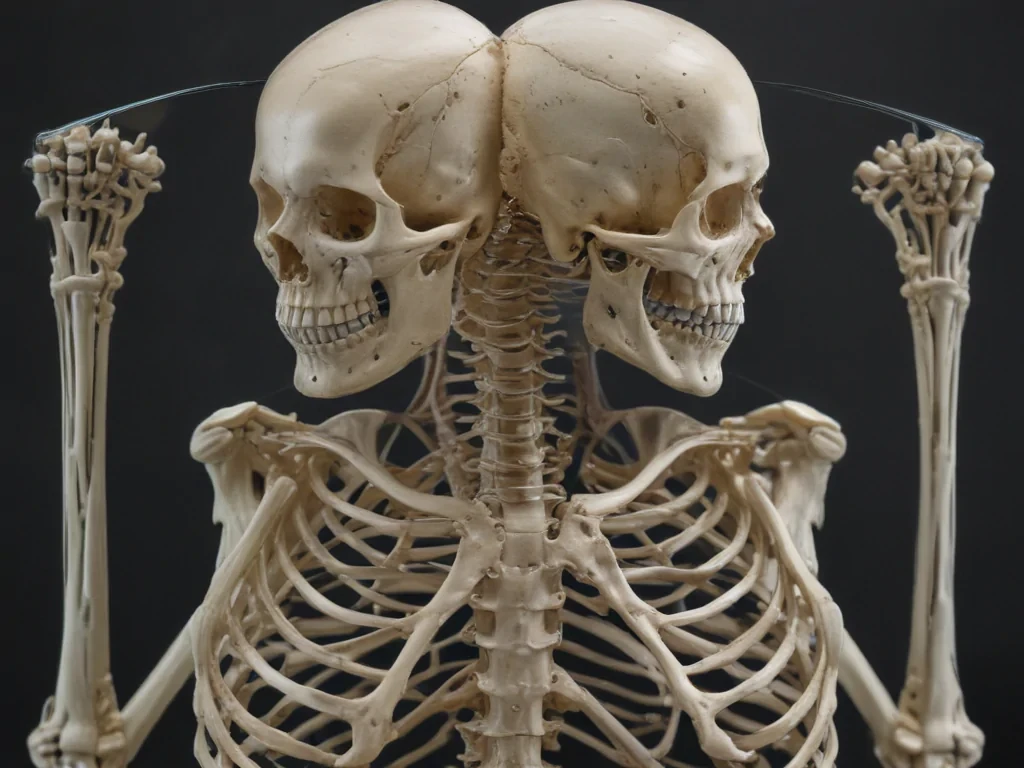skeleton transparent