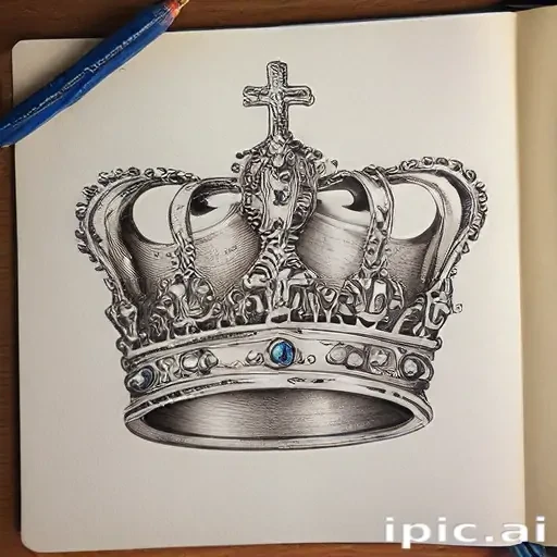 crown drawing