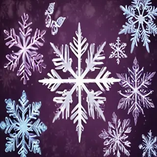 png snowflakes