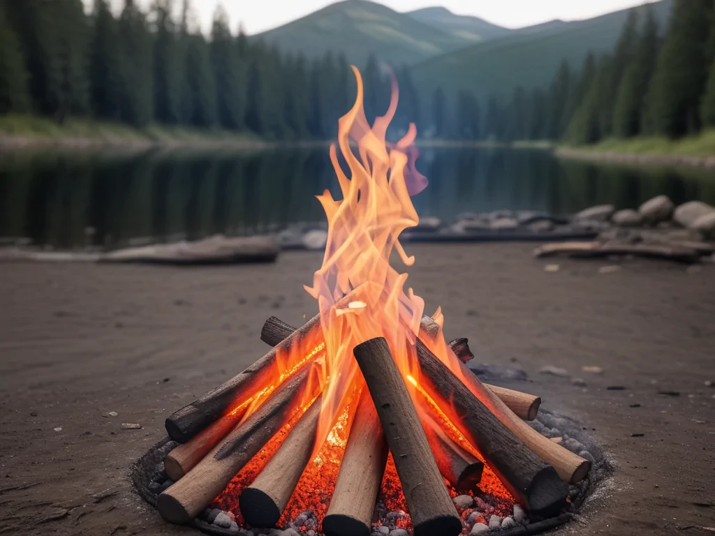 camp fire png