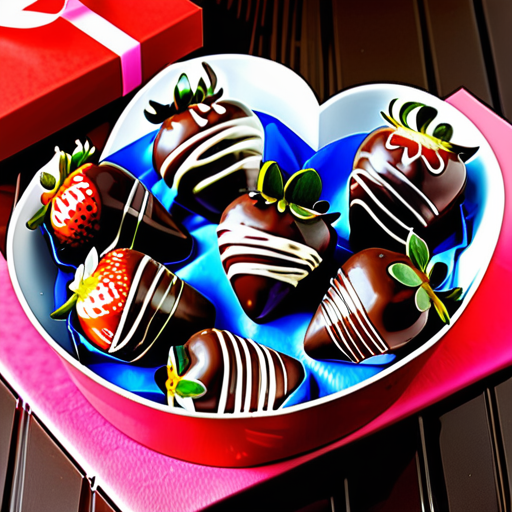 chocolate covered strawberries valentines day