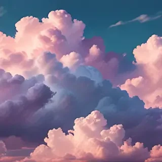 aesthetic clouds wallpaper