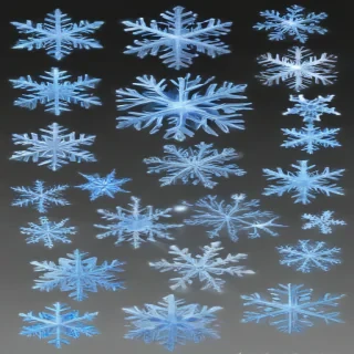transparent snowflakes png