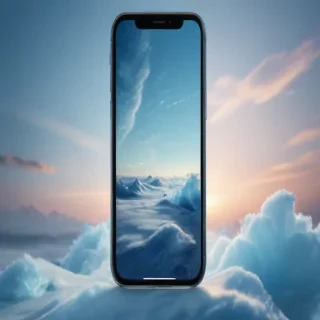 light blue wallpaper iphone